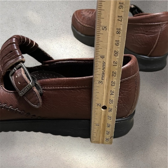 Vintage Dexter Walk Mocs Leather Mules Clogs Comfort USA Boho - Picture 8 of 10